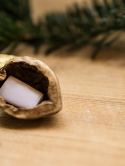 Kleine Botschaften zu Weihnachten süß verpackt